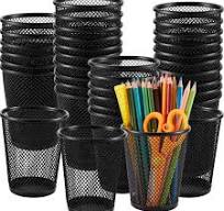 Amazon.com: Henoyso 36 Pack Mesh Pencil Holder Wire Mesh Pen ...