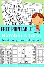 100 number chart pdf planes balloons lets make