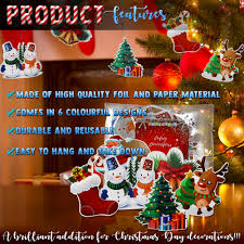 Alibaba.com offers 783 christmas ceiling decorations products. The Twiddlers 36 Christmas Ceiling Decorations 6 Different Christmas Designs Perfect Xmas Party Decor For Ceiling Windows Buy Online In Dominica At Desertcart