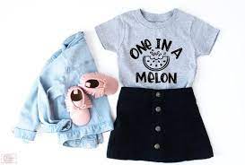 Solid colors, colored prints, solid white Toddler Girl Clothes One In A Melon Cute Toddler Clothes Etsy