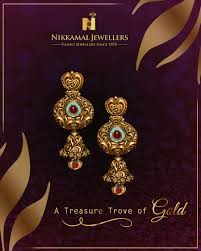 Immerse Yourself In A Treasure Trove Of Dazzling Gold Buy This A Bunch Of More Beautiful De Antique Gold Jewelry Gold Earrings Indian Gold Jewellery Design