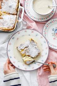 Un Dolce Con Un Sacco Di Cuore E Amore Soffice Strudel Di Crema Di Latte Con Lamponi E Salsa Alla Vaniglia Meinleckere Milchrahmstrudel Vanillesauce Strudel