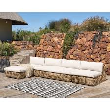 Gartensessel Aus Rattan Mit Ecrufarbenem Kissen St Tropez Maisons Du Monde Gartensessel Gartensofa Rattan Gartenmobel
