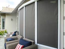 These motorized exterior solar shades are the perfect spf for patios and people. Retractable Solar Screens Ers Shading San Jose Ca