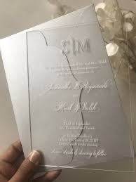 Acrylic Invitation Thick Cardstock Envelope Blush Wedding Invitations Wedding Invitation Envelopes Acrylic Invitations