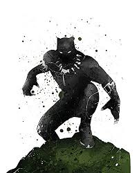 Even if you don't want to go all out with superhero decor in the living room, these accessories are perfect for a home. Black Panther Wall Art Poster Print Inspired Superhero Home Decor 8x10 Buy Online In Albania At Desertcart