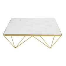table basse carree en marbre et metal dore gatsby table basse carree table basse metal table basse