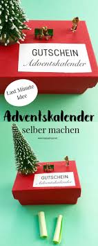 Adventskalender Selber Machen Mit Gutscheinen Adventskalender Selber Machen Adventkalender Adventskalender Kinder Basteln