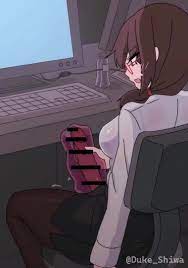 Office Dick Girl Staying Extra Hours