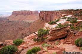 Length 0.1 mielevation gain 3 ftroute type out & back. Grand View Point Canyonlands National Park Hikespeak Com