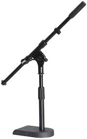 Amazon Com On Stage Ms7920b Amp And Bass Drum Short Microphone Stand Musical Instruments Microphone Stands Drum And Bass Microphone