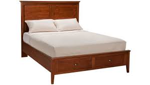 Kincaid Cherry Park Cherry Park Queen Panel Bed With Storage Bed With Underbed Bedroom Furniture For Sale Under Bed Storage