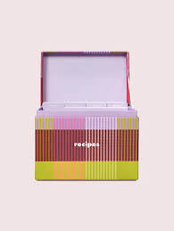 Rainbow Plaid Recipe Box Kate Spade New York In 2020 Recipe Box Kate Spade Recipe Box Recipes