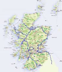 1 mapa de escocia con los puntos de interés más importantes. Mapa De Escocia Mapa Fisico Geografico Politico Turistico Y Tematico