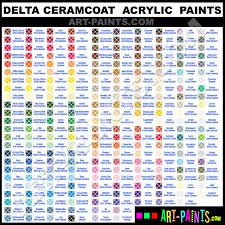 delta ceramcoat acrylic paints paint color chart paint