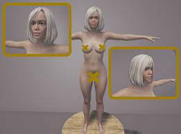 3D-Modell nackte Frau Sylvia 3D-Modell - TurboSquid 1334112