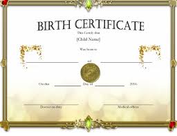 Style #1 is printed on 6.5 x 8.5 textured. 30 Blank Birth Certificate Templates Examples Printabletemplates