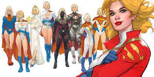Power Girl Art Charts Every Costume on Journey to Joining the Superman  Family