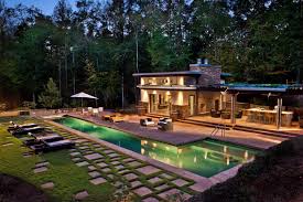 Pool House Designs With Stunning Exterior Space Homedecorite