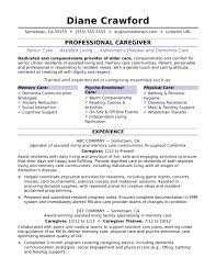 The tone here, should be formal, but the message personal. Caregiver Resume Sample Monster Com