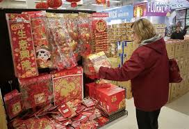 People In Canada Shop For Upcoming Spring Festival
