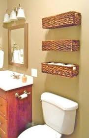 Cestos De Vime No Banheiro Artesanato E Decoracao Banheiros Antigos Diy Casa Armazenamento Higienico