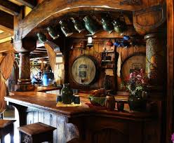 Once Upon A Time In The West Bar Scene Green Dragon Bar Hobbiton Hobbit House Pub Interior Design The Hobbit