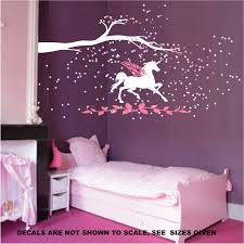 Unicorn Fantasy Girls Bedroom Wall Art Sticker Vinyl Decal Various Sizes Girl Bedroom Walls Wall Stickers Bedroom Wall Decor Bedroom