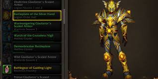 Wrathful Gladiator Rogue Armor Vendor : R/Wow