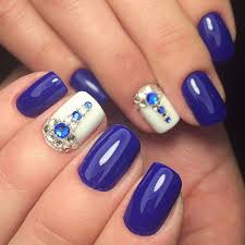 Flawless perfection of cobalt blue nails | naildesignsjournal.com. Blue Nail Art Ideas A Universe Of Creative Manicure Designs