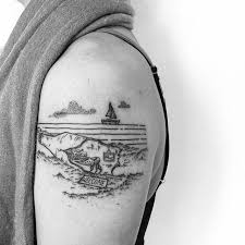 A perfect tattoo for avid hunters or appreciators of the majestic white tail deer. 150 Tattoo Ideas For Beach Lovers Body Art Guru
