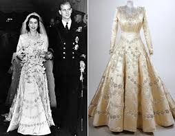 The Queen S Wedding And Coronation Dress To Be Displayed Together Royal Galleries Pics Express Co Uk Royal Wedding Gowns Queen Elizabeth Ii Wedding Royal Wedding Dress