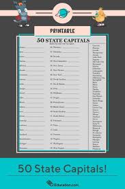 States And Capitals Matching Worksheet Us State Map Quiz Printable Us Map With Cities United State In 2020 States And Capitals Learning States State Capitals Worksheet