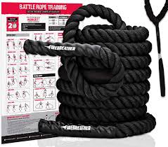 Learn how to make rope in survival game muck so you can start crafting bows too. Battle Ropes With Foldable Poster And Anchor Kit Full Body Workout Equipment For Crossfit Training Home