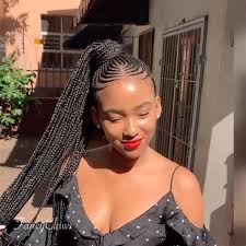 The high taper really kicks it up a notch, too. Straight Up Hair Style With Beads 17 Best Ghana Weaving Styles Braids Hairstyles For 2020 Instead Of Classic Box Braids Supermodel Jourdan Dunn Edged Up Her Style By Incorporating