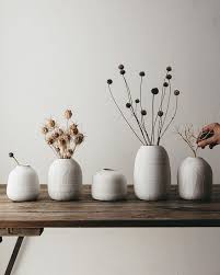 Where Simple Is Most Definitely Beautiful These New Paperwhite Vases Have A Touch Of The Rustic With Their Raw Edges And D Ceramic Vase Decor Home Accessories