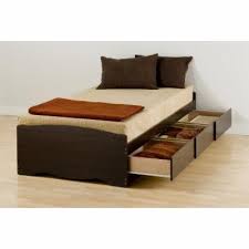 Don't worry about needing a box spring: Prepac Beds Hayneedle