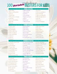 We did not find results for: 100 Boredom Busters Summer Activities Free Printable Natural Beach Living