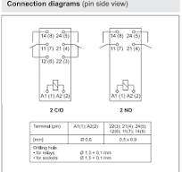 switches - How do relpol RM84-2012-25 relays work ...