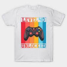 5.0 out of 5 stars. Level 40 Unlocked Birthday Gift Level 40 Unlocked T Shirt Teepublic