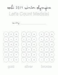 Printable Olympic Medals Chart Lulu The Baker