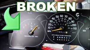 How To Replace A Fuel Gauge That Is Broken Youtube