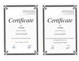 Existing qualitative fit test methods like irritant smoke, banana oil and saccharin are limited by validation and legislation to pass/fail levels equal to a fit factor of 100. Face Fit Test Certificate Pdf Template Blog General Face Fit Testing For Respirator Selection Wood Furniture