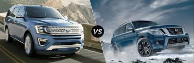 The 2019 model gets new standard driver assistance features like forward collision. 2019 Ford Expedition Vs 2019 Nissan Armada