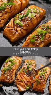 Teriyaki Glazed Salmon Easy 20 Minute Recipe Joyous Apron Recipe In 2020 Teriyaki Glazed Salmon Salmon Teriyaki Recipe Quick Seafood Dinners