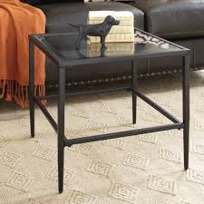 Birch Lane Coffee Tables And End Tables Birch Lane Harlan Bunching Table Glass Top End Tables Furniture Coffee Table