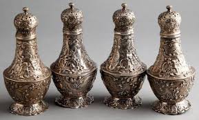 Marshall Field Repousse Sterling Candelabra