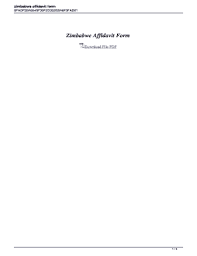 Zimbabwe affidavit form free download seven great zimbabwe affidavit form. Fillable Online Zimbabwe Affidavit Form Zimbabwe Affidavit Form Fax Email Print Pdffiller