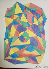 Vectors apasă pe mandala geometrică cu hexagoane desene de colorat pentru a vedea versiuni printabile sau coloreazăl online (compatibil cu tablete ipad şi android). Forme Geometrice 2 Tablou De Mihai Nicolae