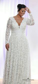 Plus Size Lace Corset Wedding Gown With Long Sleeves And The Most Flat Plus Size Wedding Dresses With Sleeves Wedding Dress Long Sleeve Plus Size Wedding Gowns